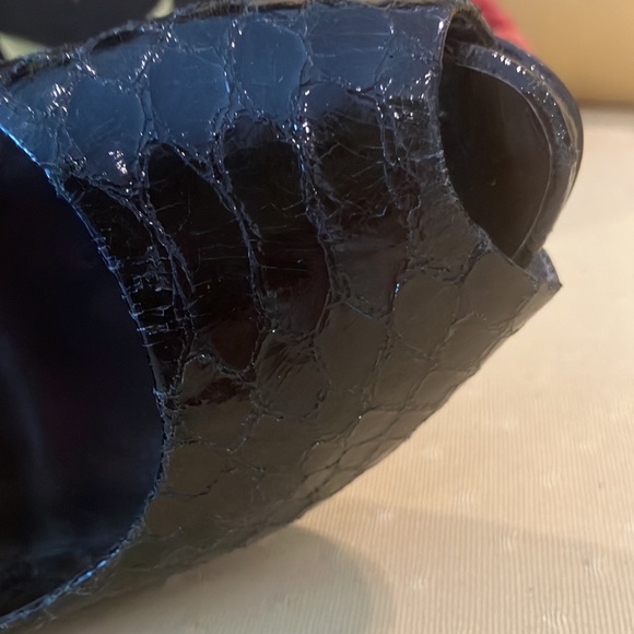 Signed by Giuseppe Zanotti for me ,black skin size 38 . So special . $350 - Picture 14 of 17